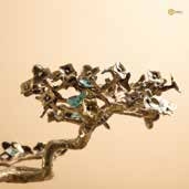 Brass Bonsai Sculpture