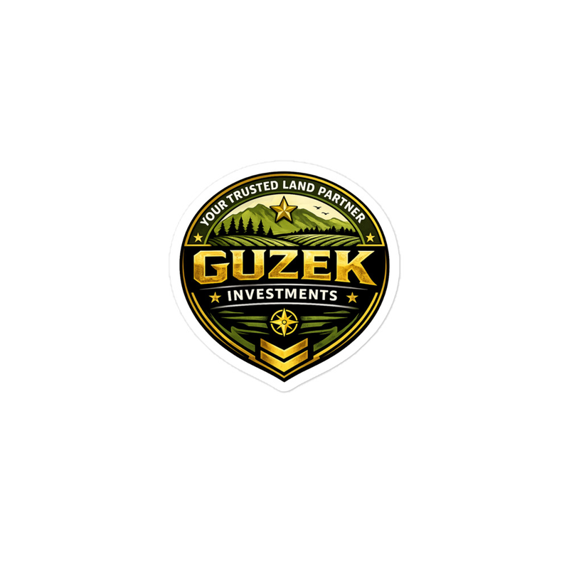 Guzek Investments – Support Our Mission Bubble-Free Sticker