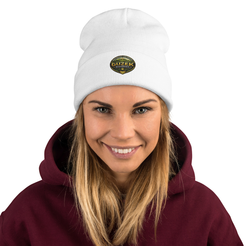 Guzek Investments – Support Our Mission Embroidered Beanie