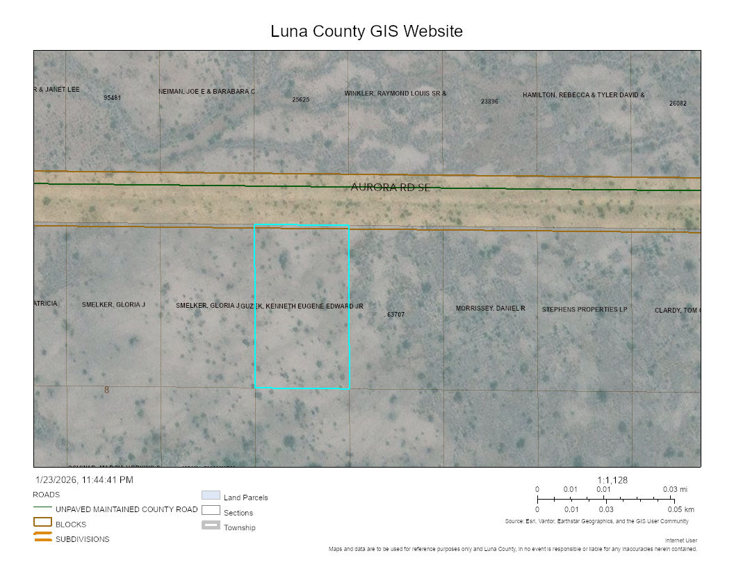 Luna County, NM Property Code/APN: 3040138372058