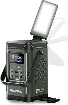 Estación de energía portátil GRECELL 240W