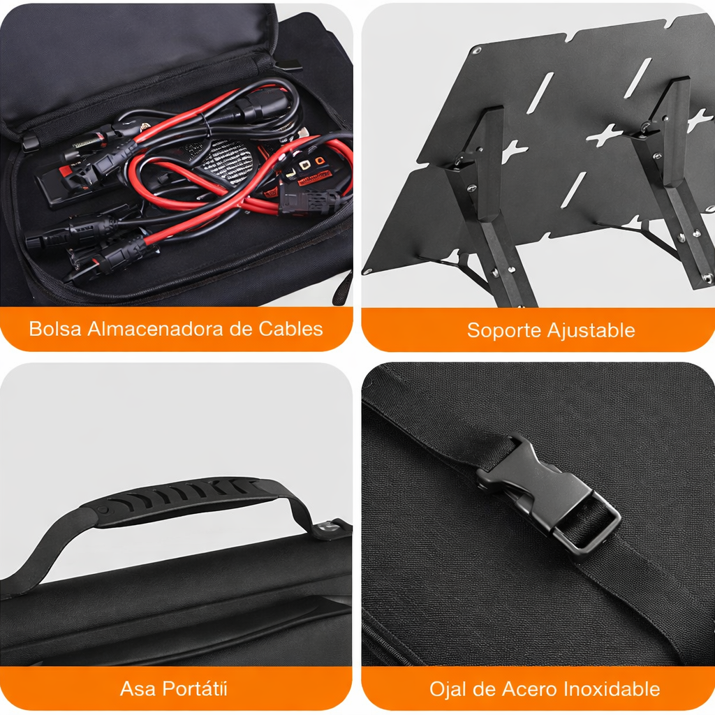 Panel solar plegable GRECELL de 80 W
