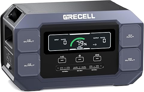 Estación de energía portátil GRECELL 2200W