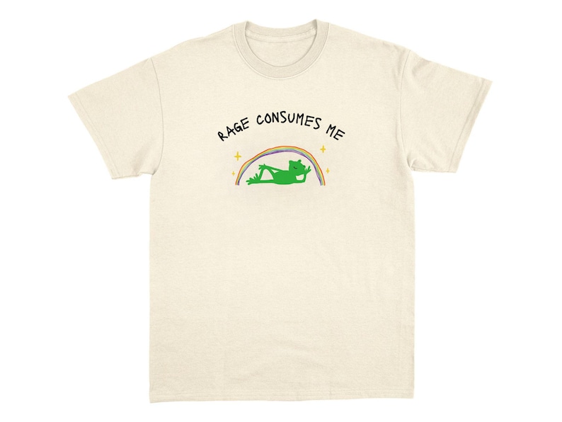 Rage Consumes Me T-Shirt Funny Animal Shirt Internet Joke Tees Viral Unhinged Humor Sarcastic Ironic Joke Relatable Tshirt Gift