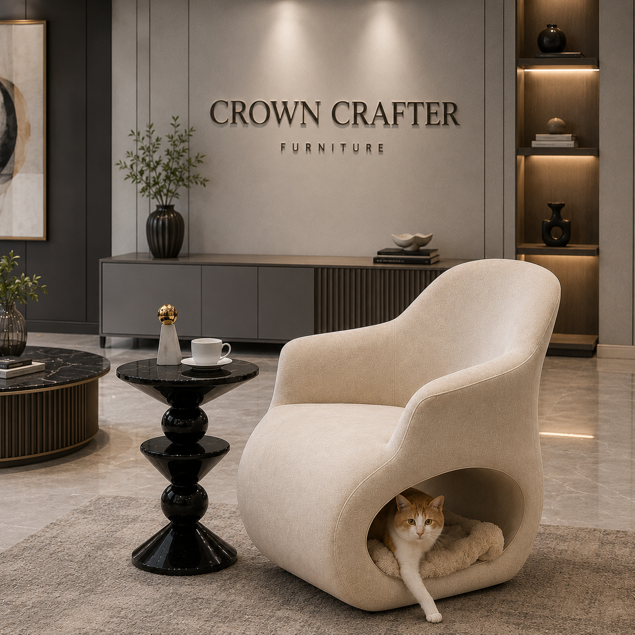  Modern  Teakwood Chair & Table Set