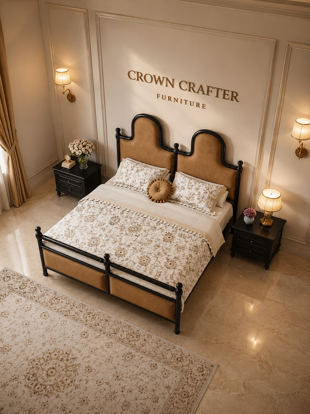 Royal Harmony Luxury Teakwood Bed