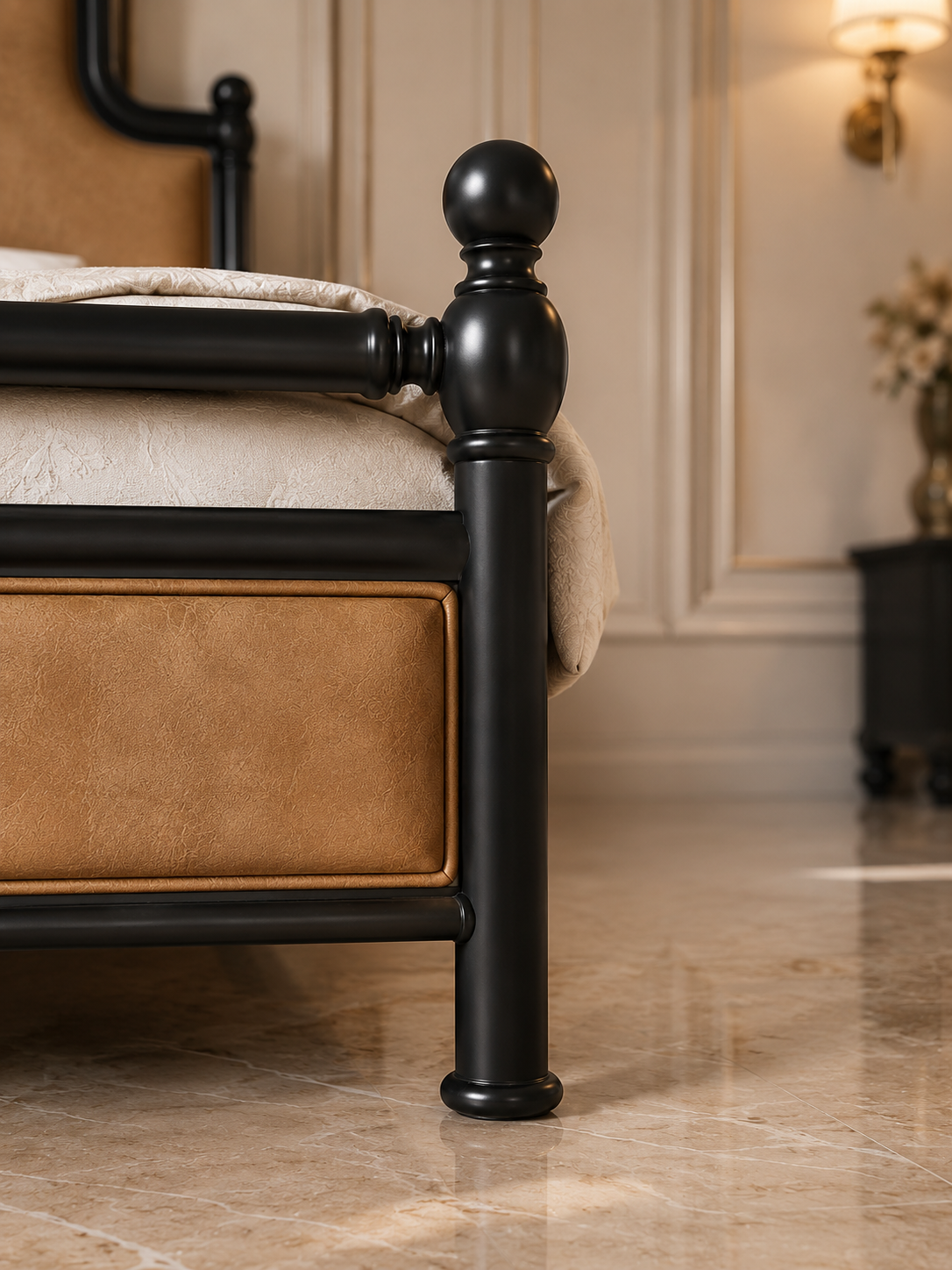 Royal Harmony Luxury Teakwood Bed