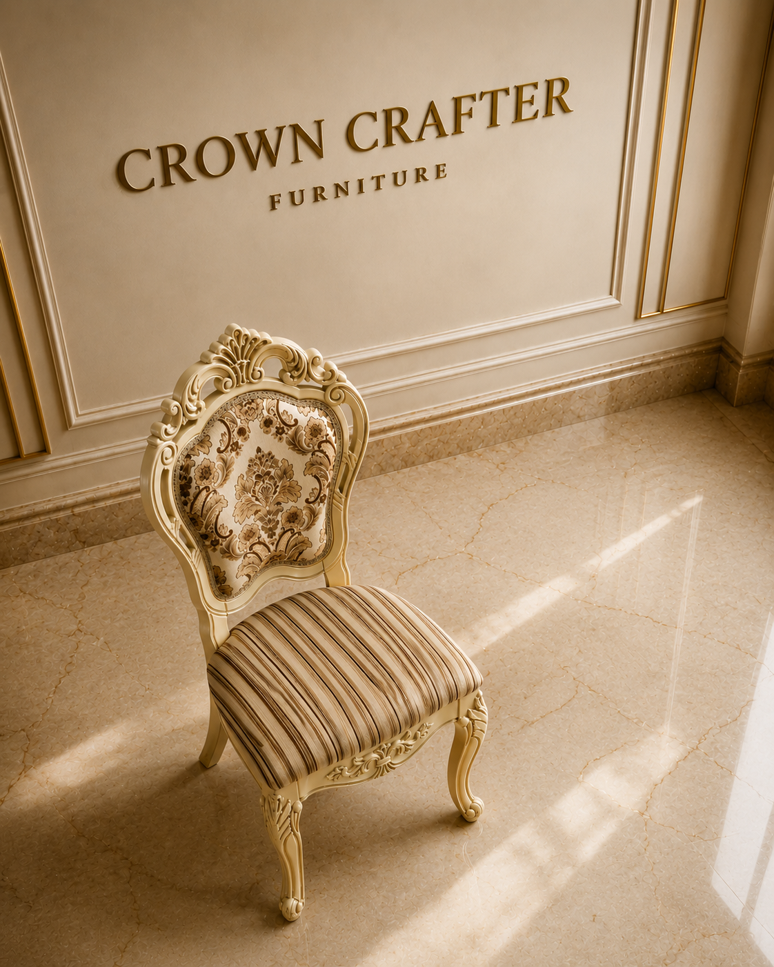 Luxury Hand-Carved Teakwood Dining Chair