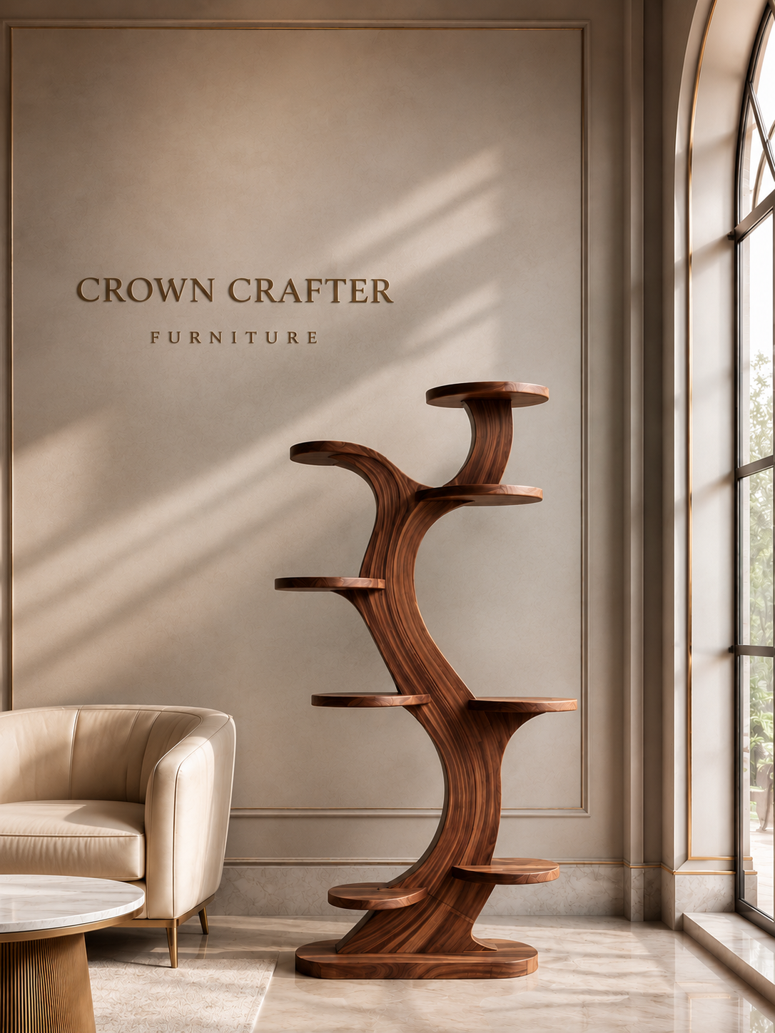 Royal Tree Design Teakwood Plant Stand