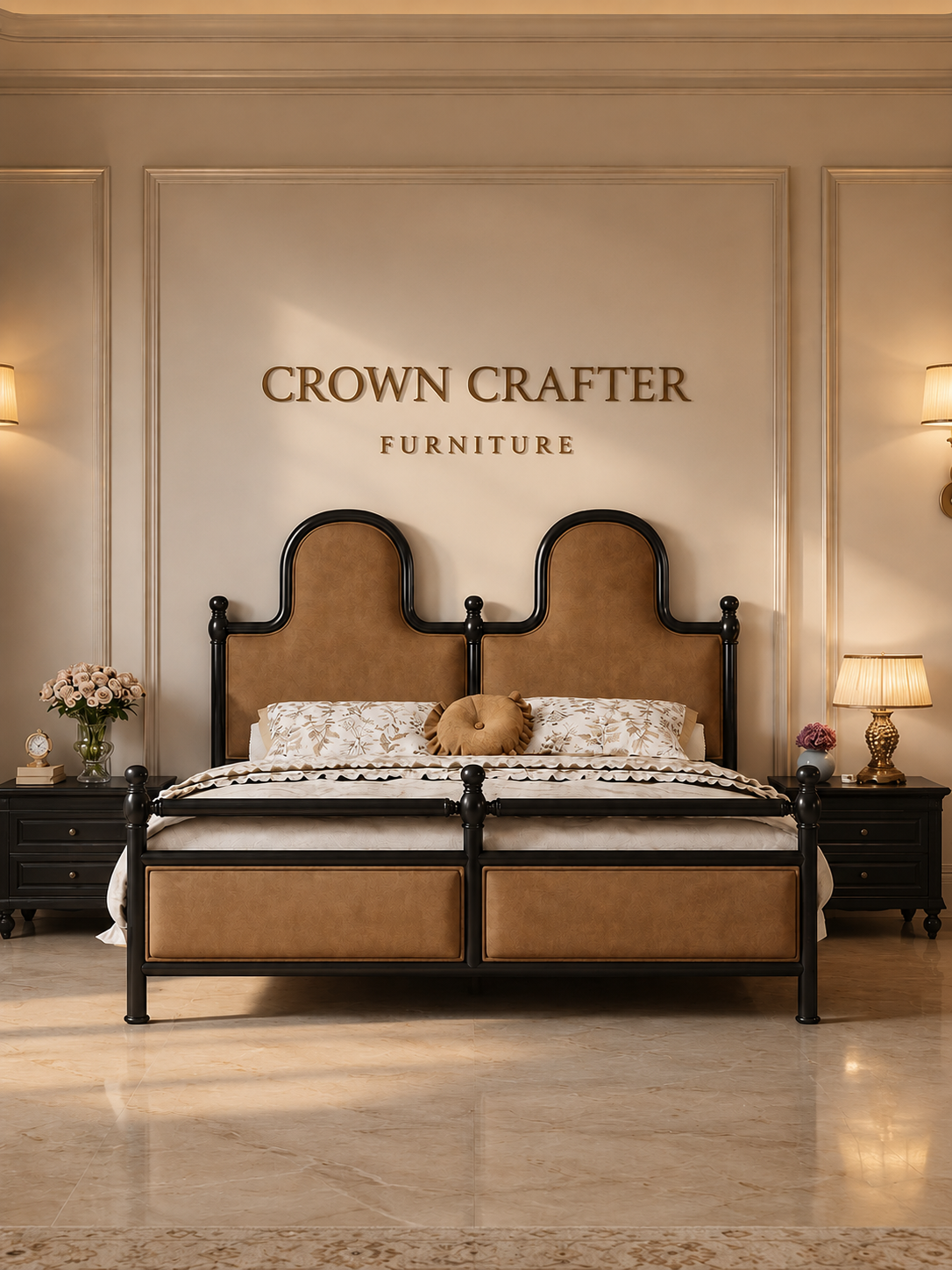 Royal Harmony Luxury Teakwood Bed