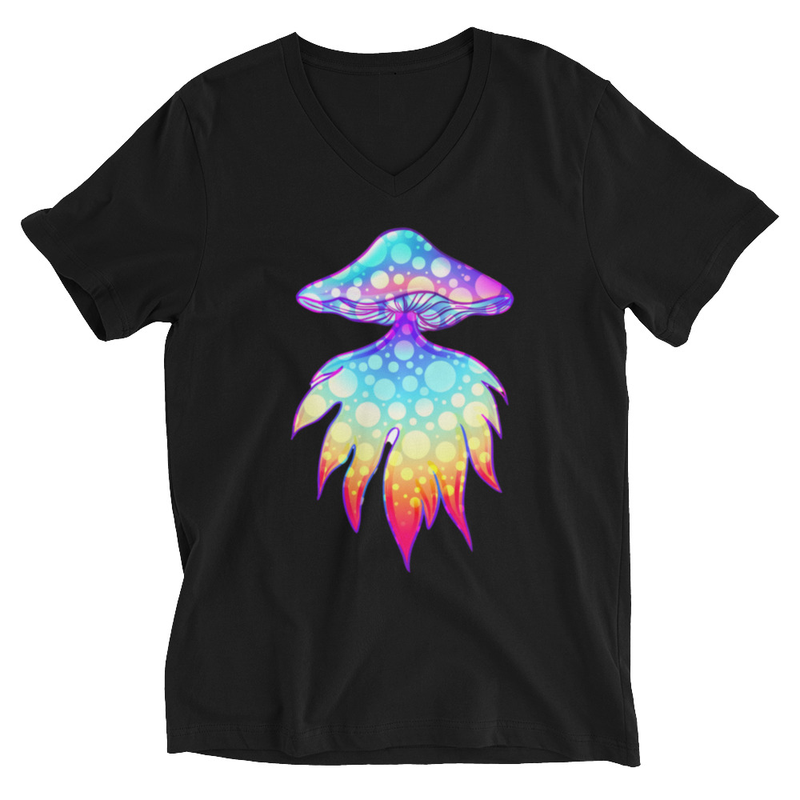 Unisex Short Sleeve V-Neck T-Shirt