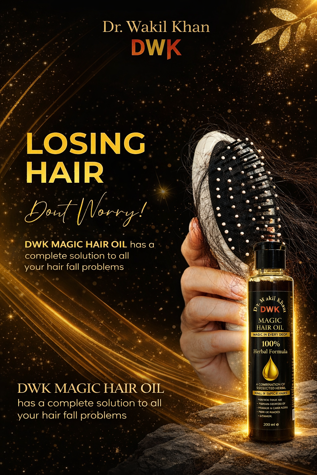  Dr. Wakil khan magic Hair Oil