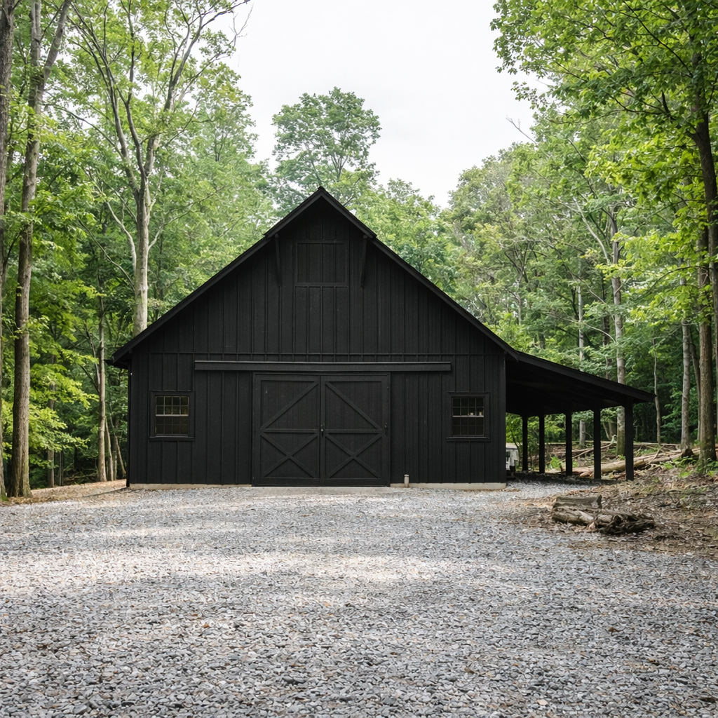 Charcoal Black – Heritage Barn Paint – Breathable Exterior Wood Paint 