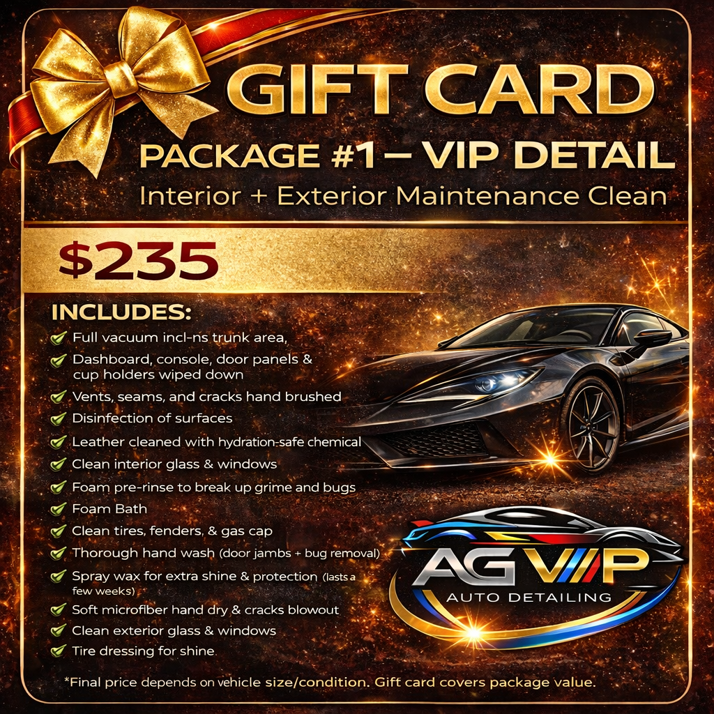 Gift Card Package #1 — VIP Detail