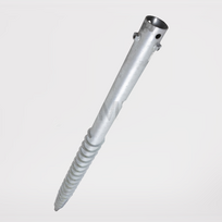 Sraigtinis pamatas prailginamas 76x1000x3,5mm HDG 