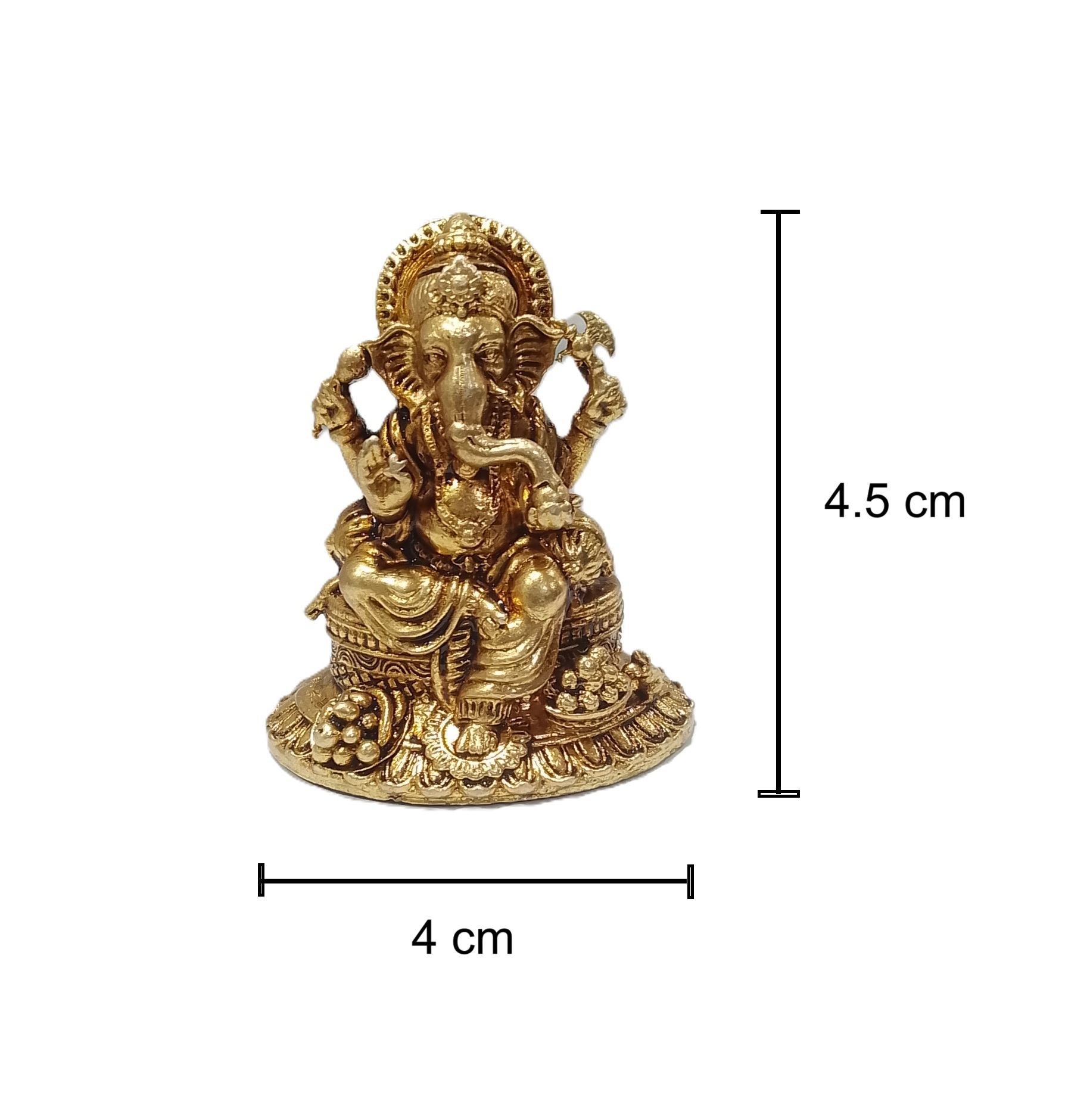 Brass Lord Ganesha Idol