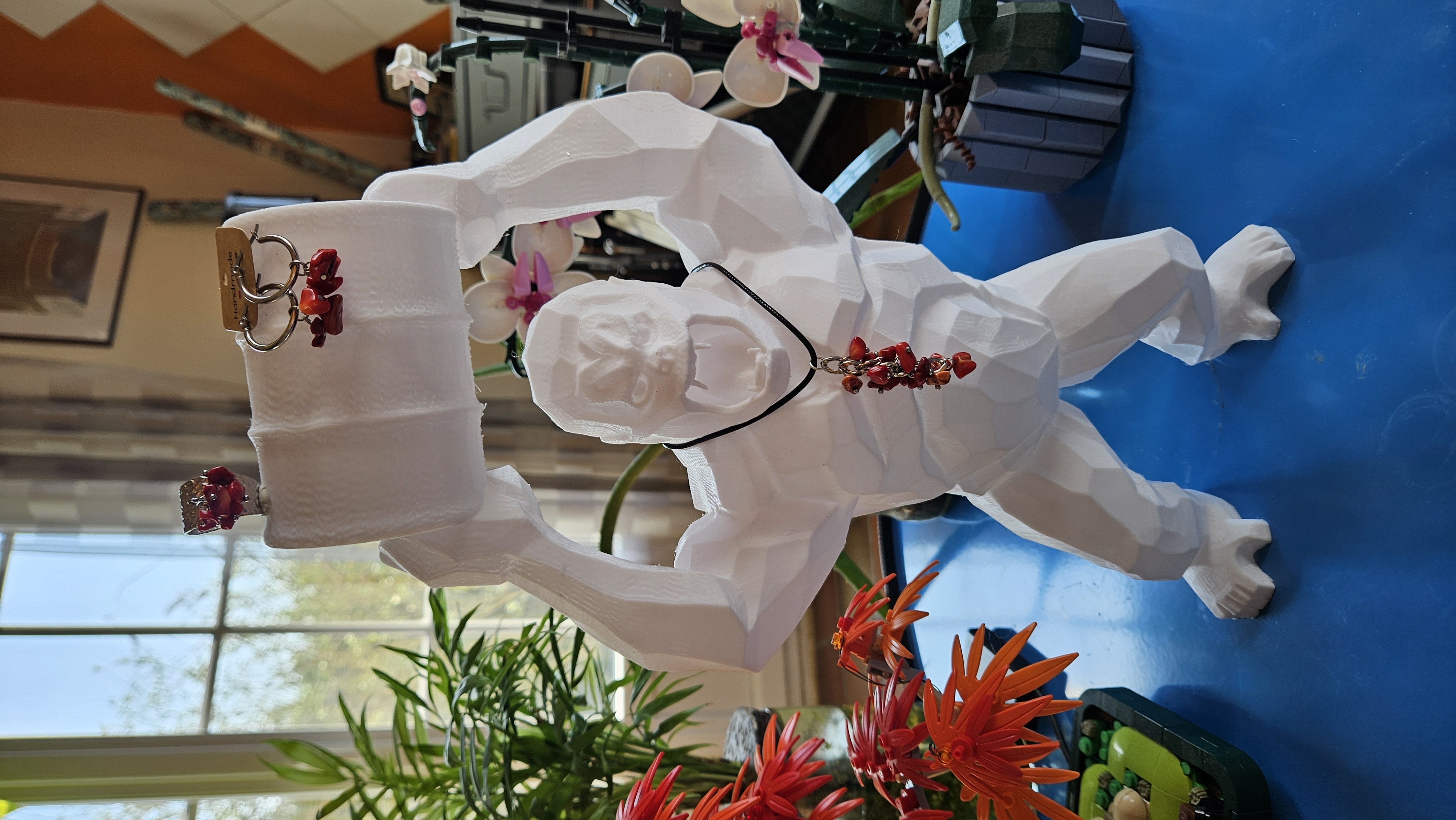 Ensemble en corail rouge — Éclat marin & caractère solaire