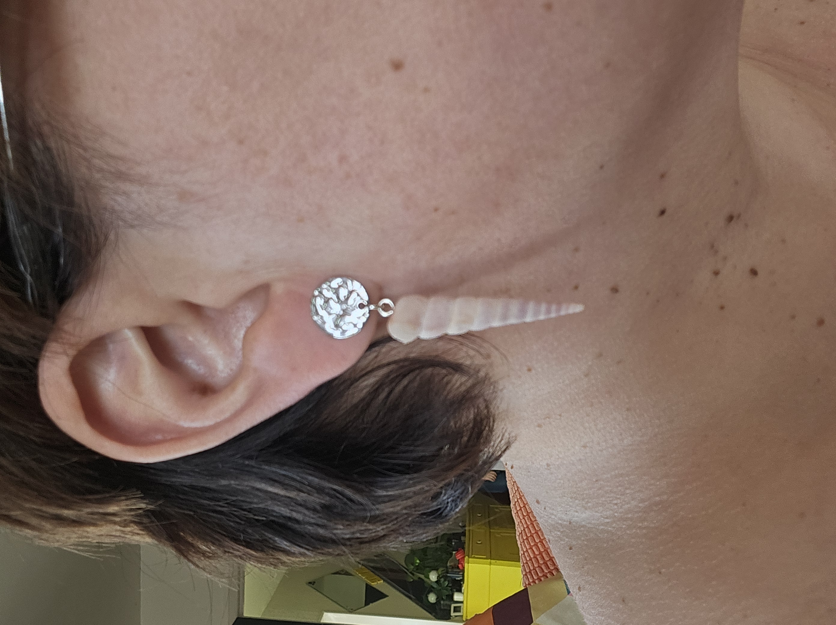 Boucles d’oreilles Turitella Terebra — Élégance naturelle (doré ou argenté)