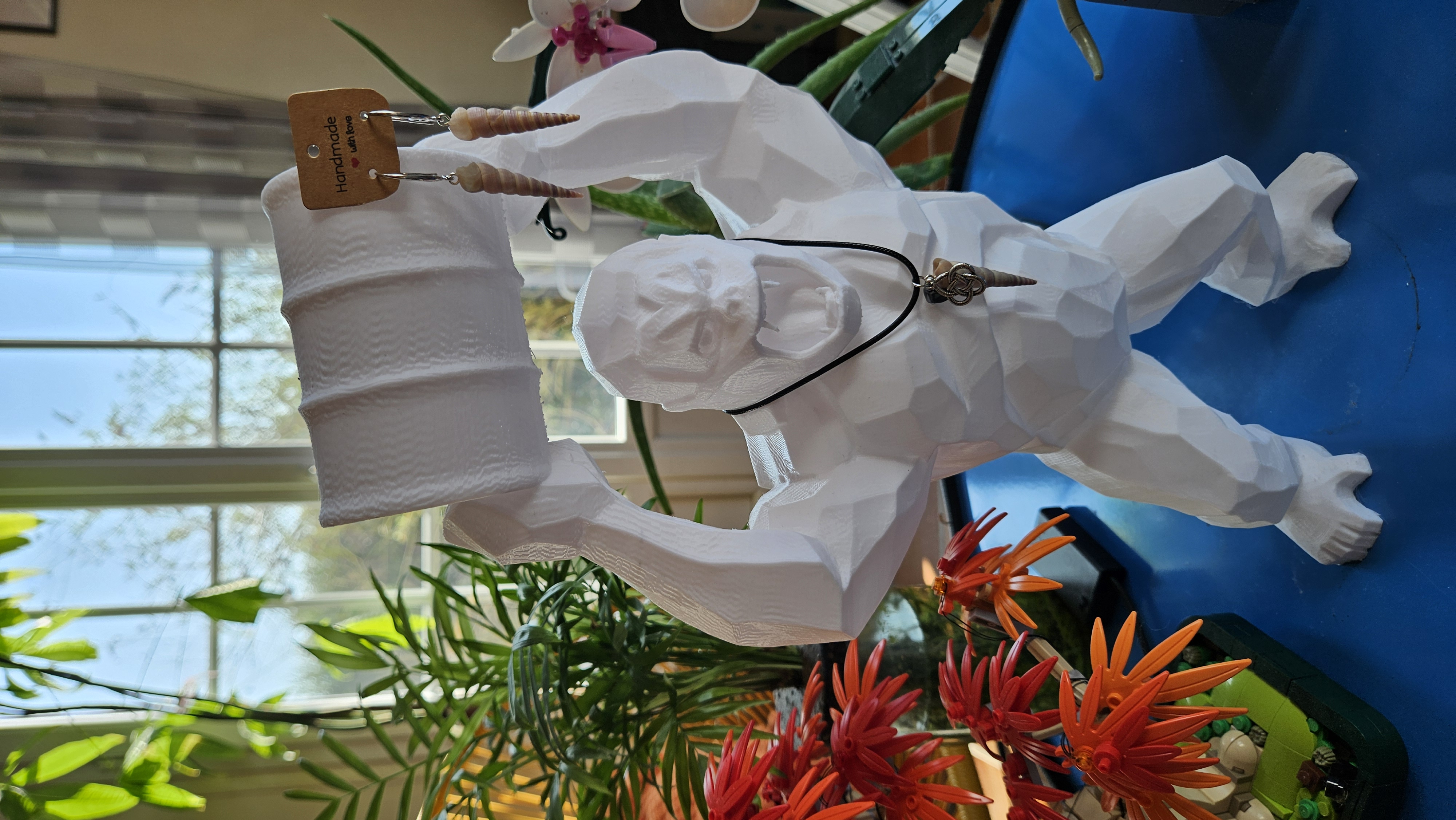 Boucles d’oreilles Turitella Terebra — Souvenir de Malaisie