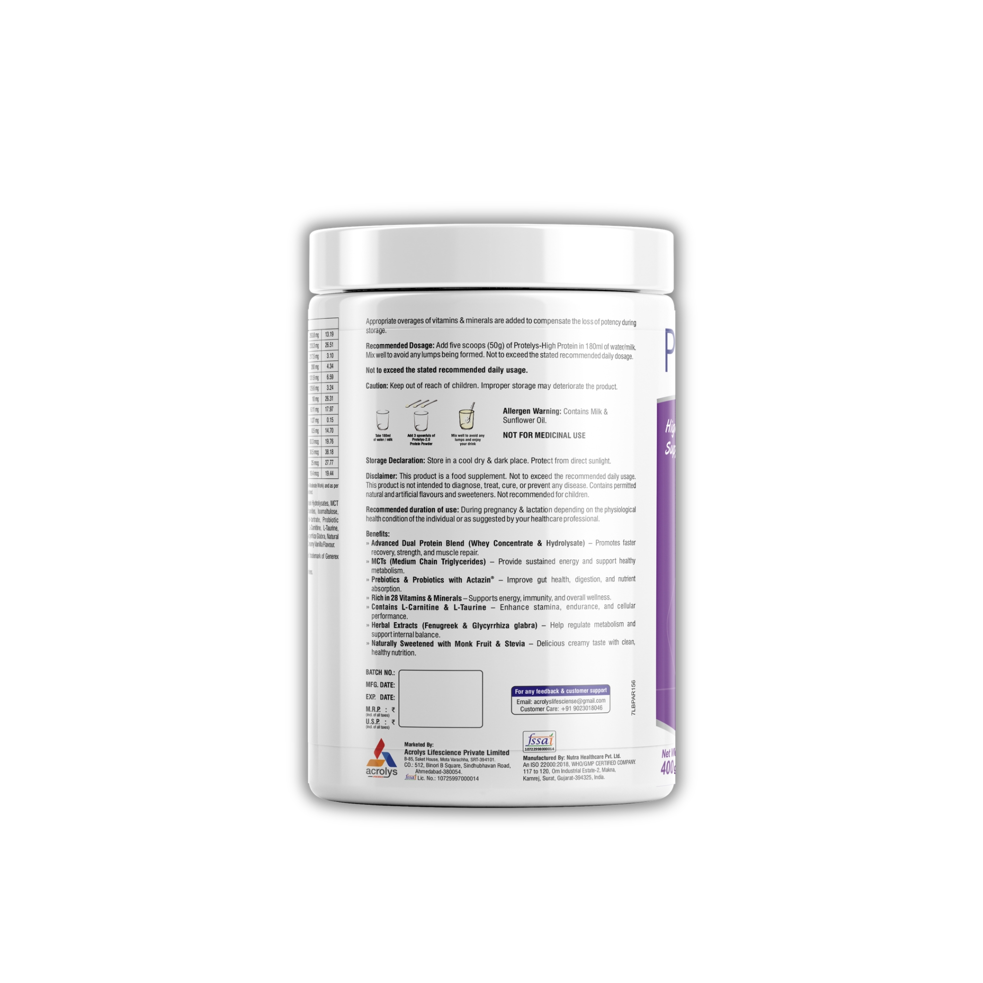 ProteLys High Protein Powder