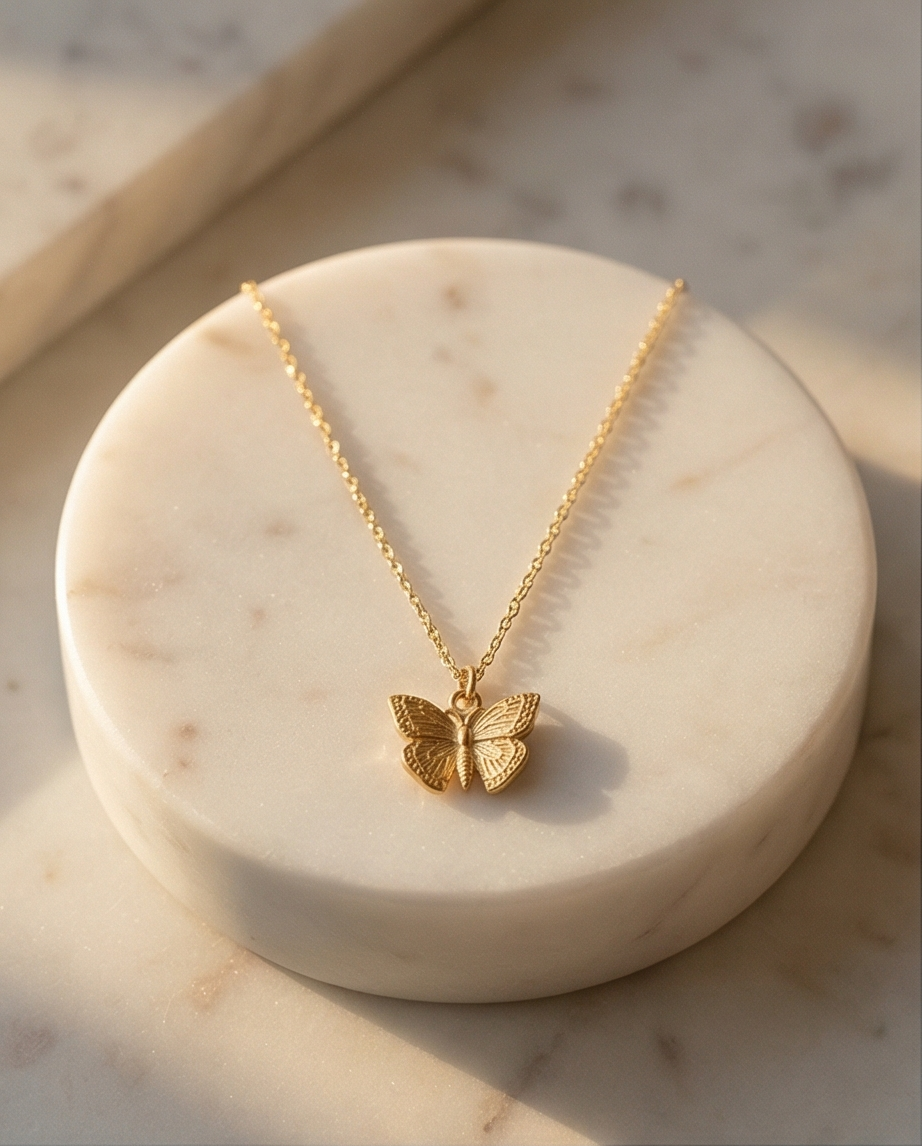 Collier Élise Papillon d’Or