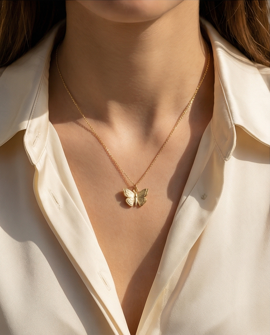 Collier Élise Papillon d’Or