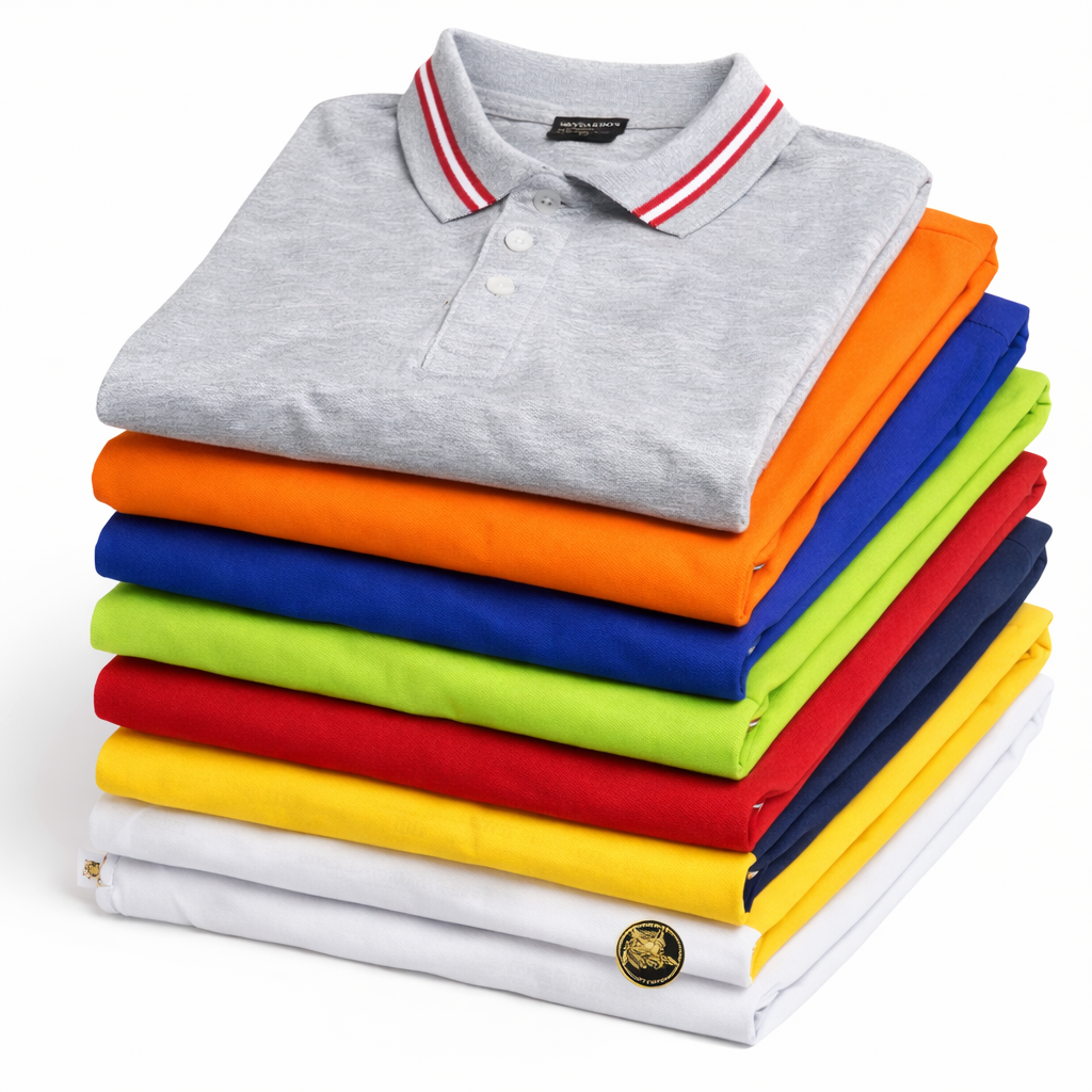 Men's Polo T-Shirt Gray