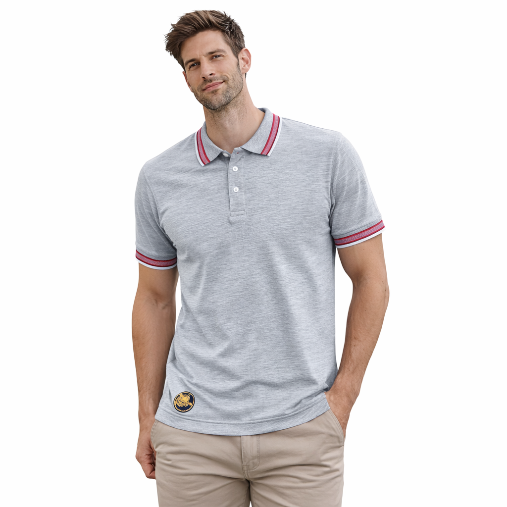Men's Polo T-Shirt Gray