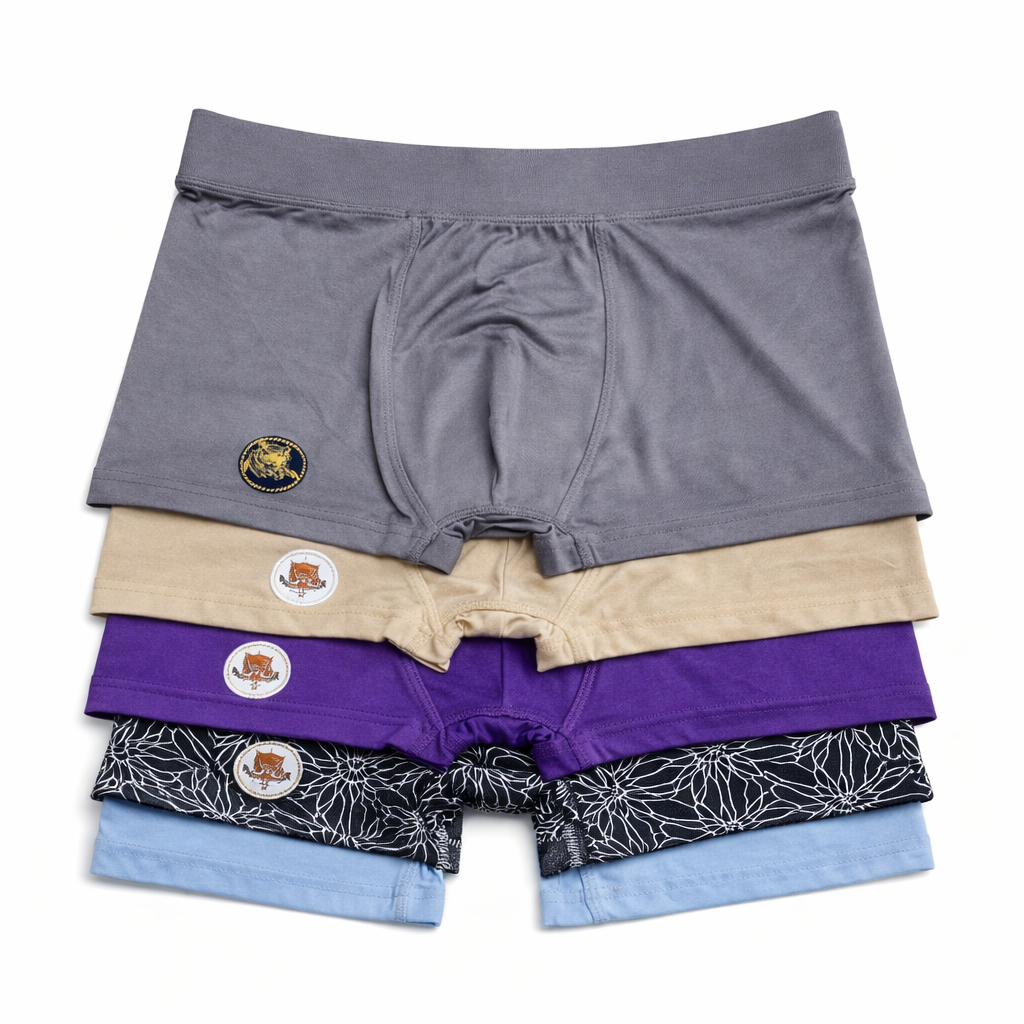 Men’s LYCRA Premium Underwear Boxer Gray