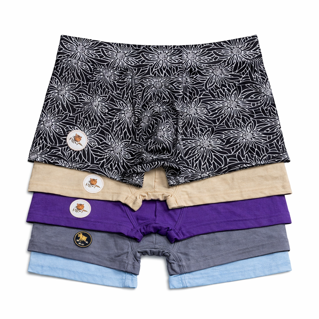 Men’s LYCRA Premium Underwear Boxer Black