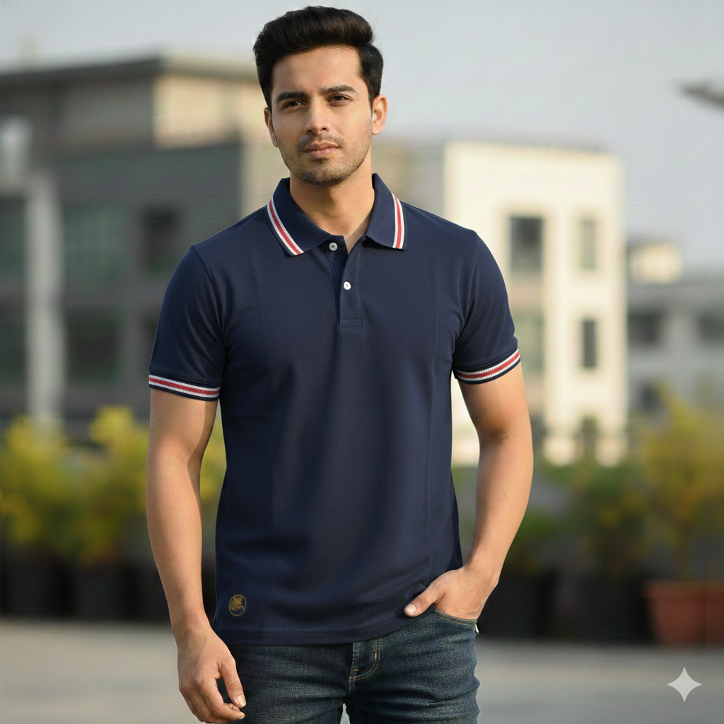 Men's Polo T-Shirt Royal Blue