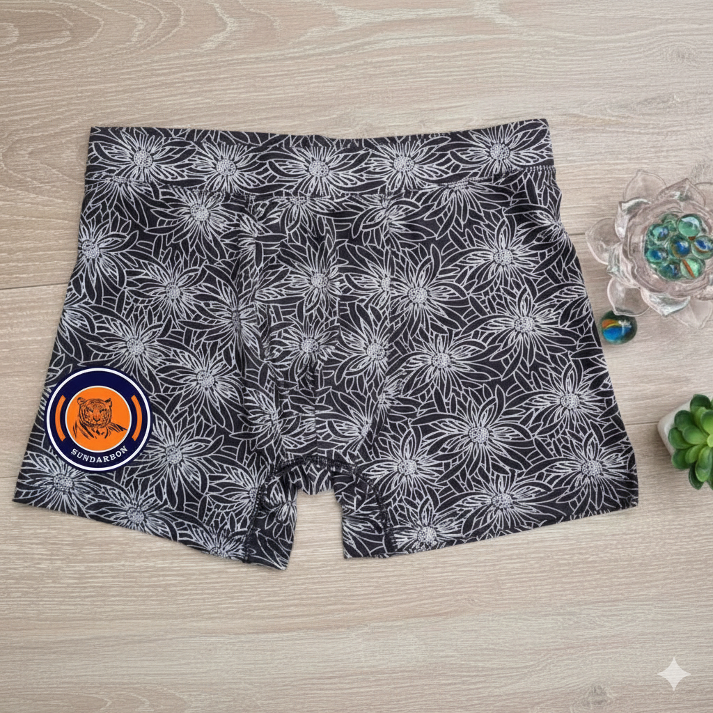 Men’s LYCRA Premium Underwear Boxer Black