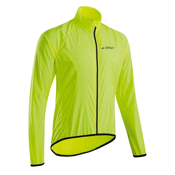 VESTE COUPE VENT ADULTE GIST MANTELLINA MANCHES LONGUES JAUNE FLUO 