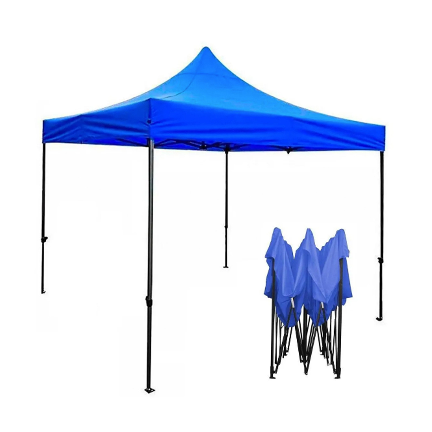 Toldo Plegable Azul 3x3m