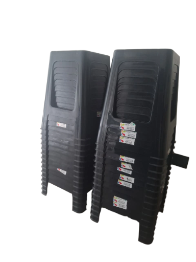 piso / banquito/ Taburete plástico cuadrado