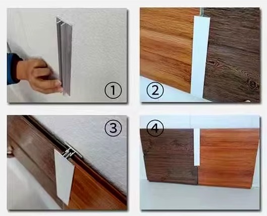 Perfil Acabamento de Junção Texturizada 