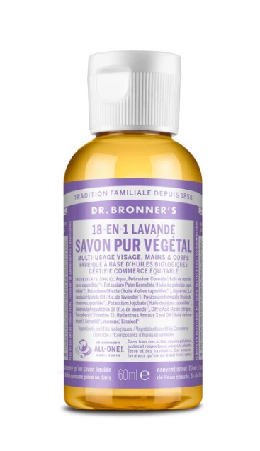 083 - Savon Liquide Pur Végétal - 18 en 1 - Multi-Usage 60ml