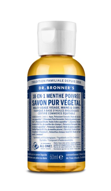 081 - Savon Liquide Pur Végétal - 18 en 1 - Multi-Usage 60ml