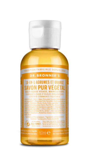 082 - Savon Liquide Pur Végétal - 18 en 1 - Multi-Usage 60ml