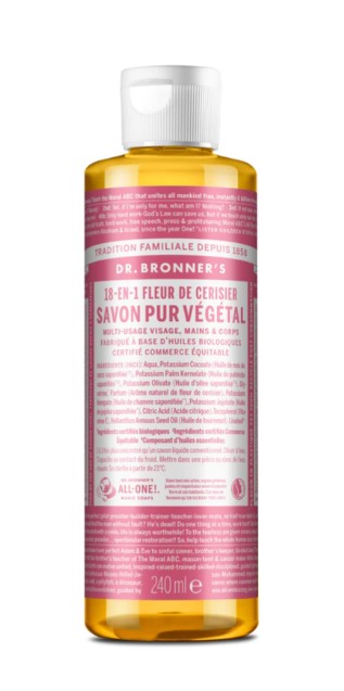 080 - Savon Liquide Pur Végétal - 18 en 1 -  Multi-Usage 240ml