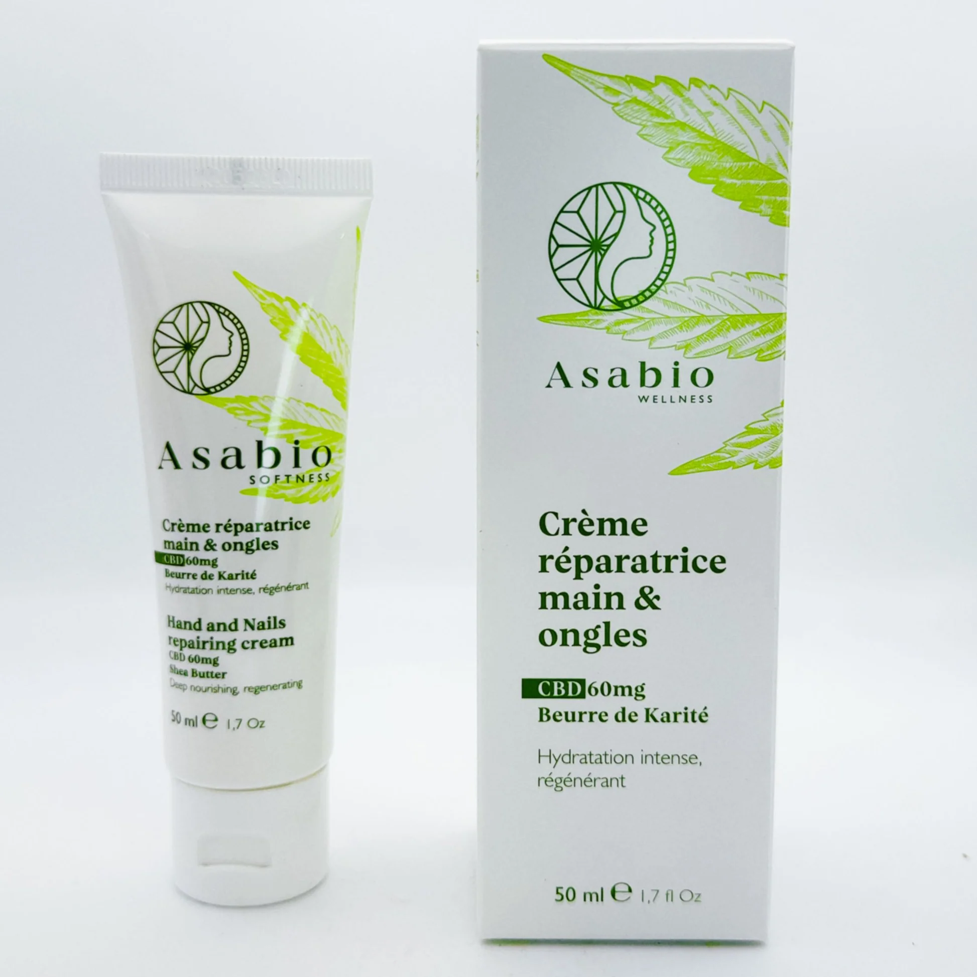 125 - Crème Réparatrice Main & Ongles - CBD 60mg - 50ml