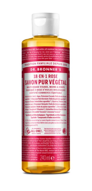 080 - Savon Liquide Pur Végétal - 18 en 1 -  Multi-Usage 240ml