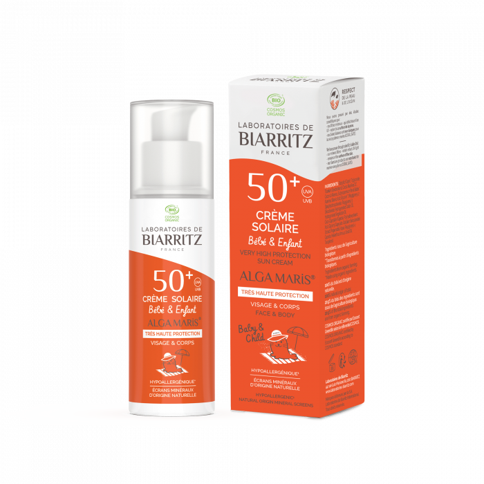 113 - Crème Solaire Bébé et Enfant SPF 50+ 100ml 