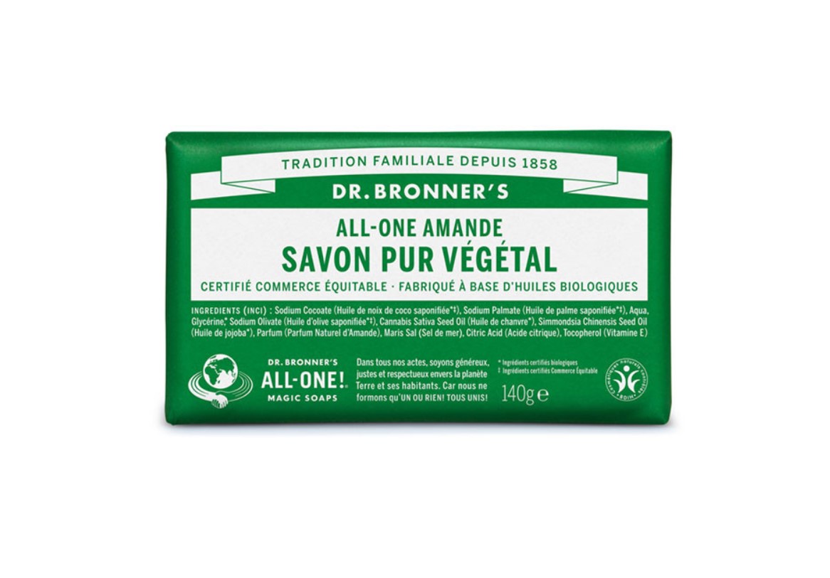 085 - Pain de Savon Pur Végétal - All-One - Multi-Usage 140gr