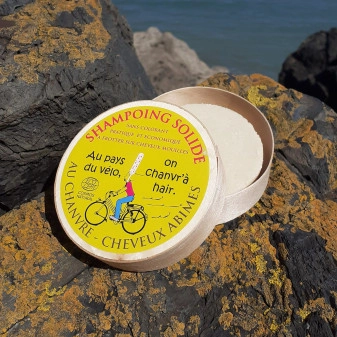 156 - Shampoing Solide au Chanvre - Cheveux abimés 130gr