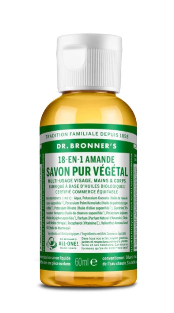 082 - Savon Liquide Pur Végétal - 18 en 1 - Multi-Usage 60ml