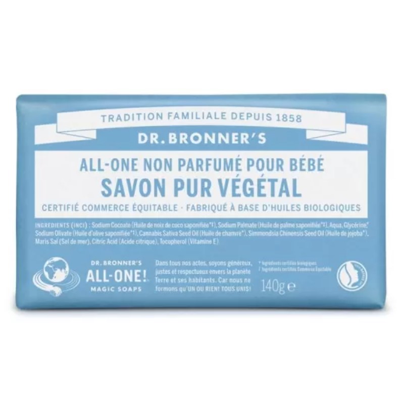 084 - Pain de Savon Pur Végétal - All-One - Multi-Usage 140gr