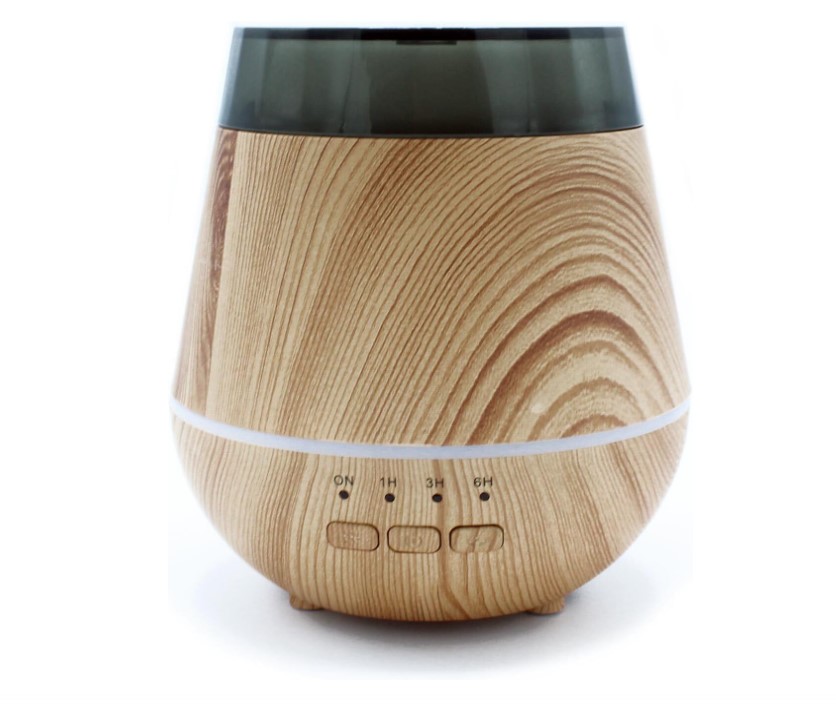 189 - Helinski Atomiseur - Diffuseur d'Huiles Essentielles Capacité 120ml - LED 4 Couleurs USB