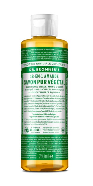 079 - Savon Liquide Pur Végétal - 18 en 1 - Multi-Usage 240ml
