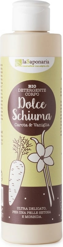 072 - Crème Lavante Corps - Vanille Carotte 200ml